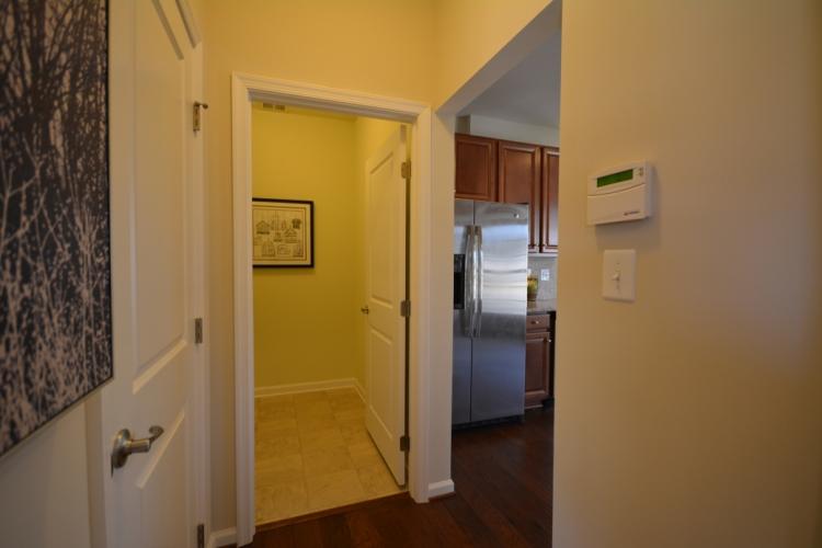 The laundry room entry next to the kitchen.