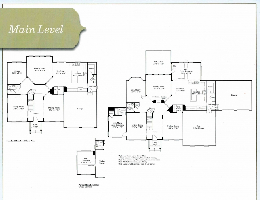 The Colton First Floor Plan