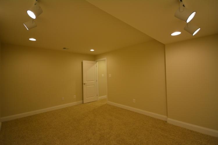 The basement exercise room.