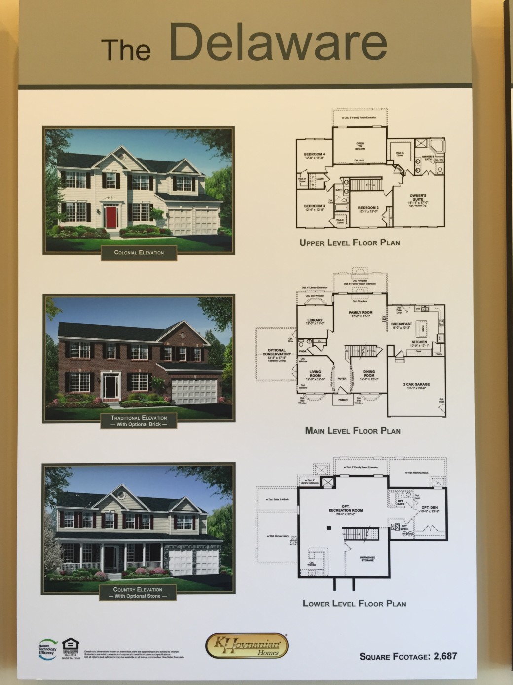 The Delaware home design.