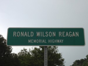 Ronald Wilson Reagan Memorial Highway in Prince William County.