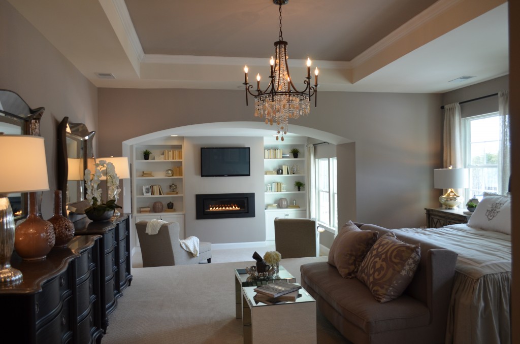 The Ellington owner's suite by Ryan Homes at Lake Estates subdivision in Stafford County.