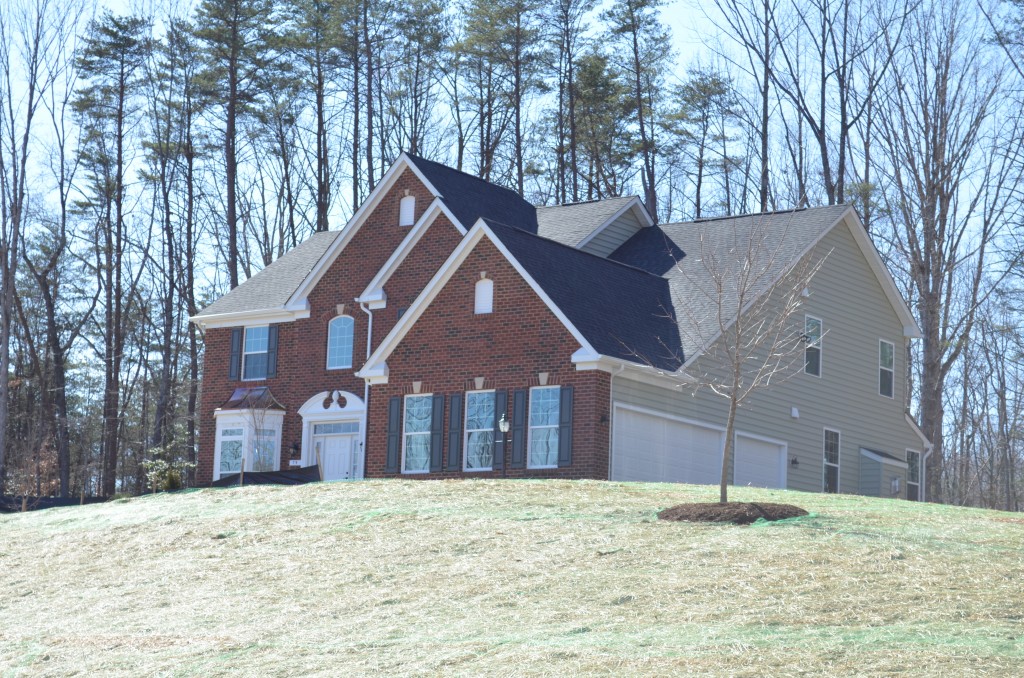 The Courtland Gate estate series single family home by Ryan Homes at Lake Estates subdivision in Stafford County.