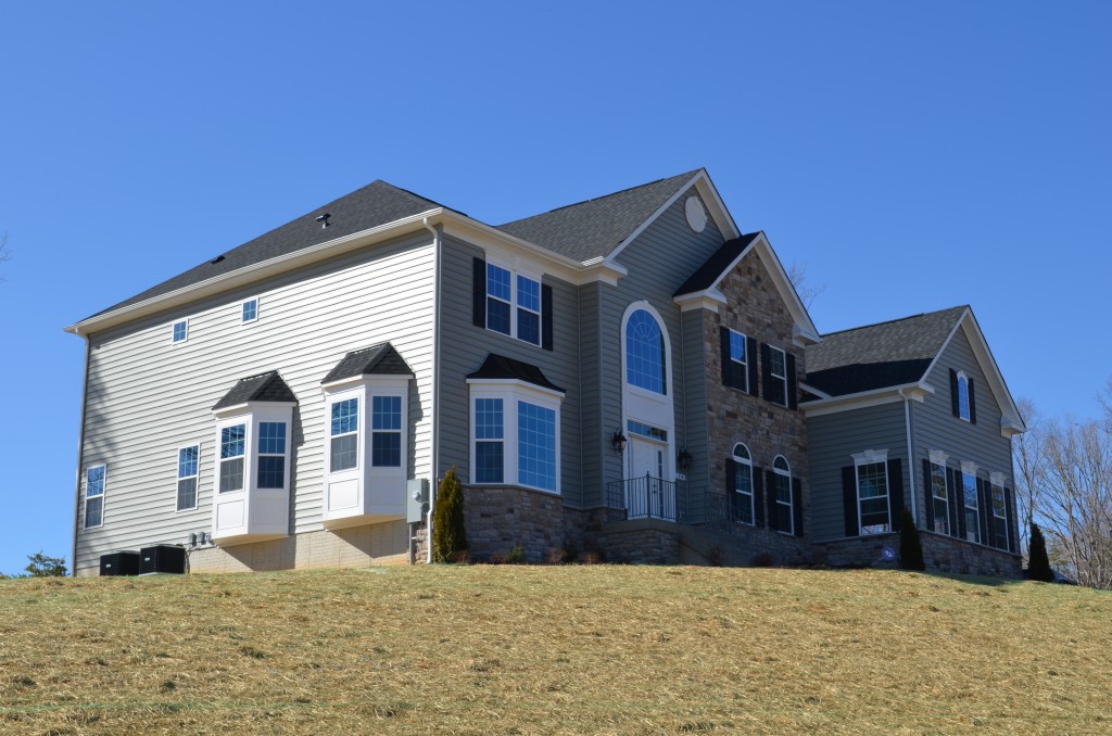 The Balmoral estate series single family home by Ryan Homes at Lake Estates subdivision in Stafford County.
