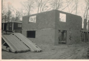 The creation of a luxury home in 1959 at 11625 Purse Drive in Manassas, Virginia overlooking Lake Jackson.