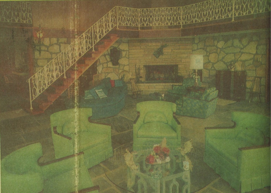 The photograph in the Society-Home section of the living room at Alvictus in the March 25, 1964 edition of the Evening Star.