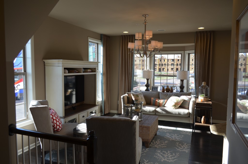 The Easton luxury town home at the Manors at Moorefield Green. This home has 3,000 finished square feet. This Toll Brothers home is 1 mile from the Dulles Silver Line Metro Station.