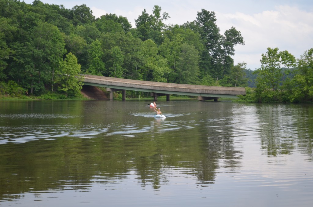 Abel Lake in Stafford County is a reservoir and popular attraction for residents who enjoy canoeing, kayaking, and fishing. This photograph was taken at the boat launch next to Kellogg Mill Road (Route 651).