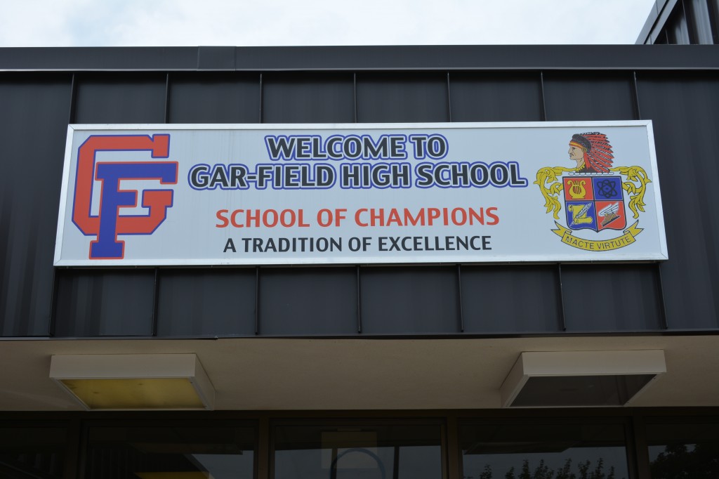 Gar-Field High School was established in 1953 and is now the Dr. A. J. Ferlazzo Building for Prince William County Administrative Services. The second Gar-Field High School building is at 14000 Smoketown Road Woodbridge, Virginia 22192. It was completed in 1972. It is ranked 9th of 11 high schools in Prince William County.