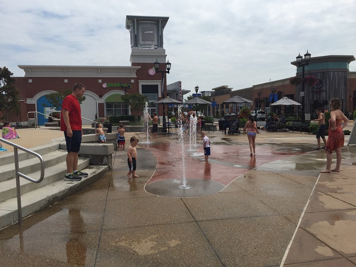 The Virginia Gateway Town Center is part of a shopping complex offering 130 shops and restaurants.
