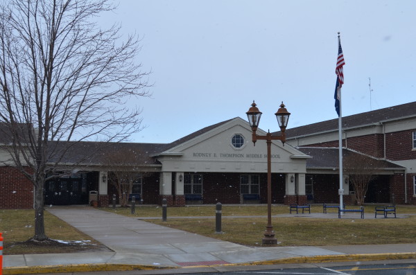Rodney E. Thompson Middle School is at 75 Walpole Drive Stafford, Virginia 22554 (540) 658-6420.