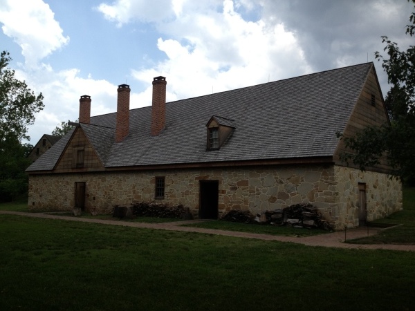 The Mount Vernon distillery was reproduced from the same foundation as the original distillery built in 1797. 