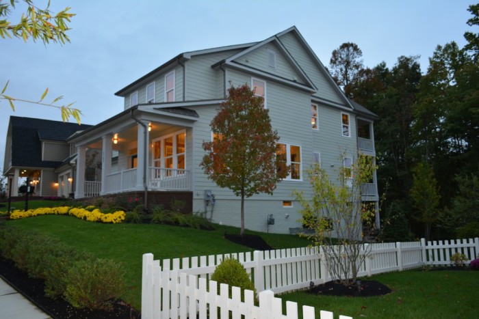The Berkeley home design by Ryan Homes at Potomac Shores master planned community in Prince William County.