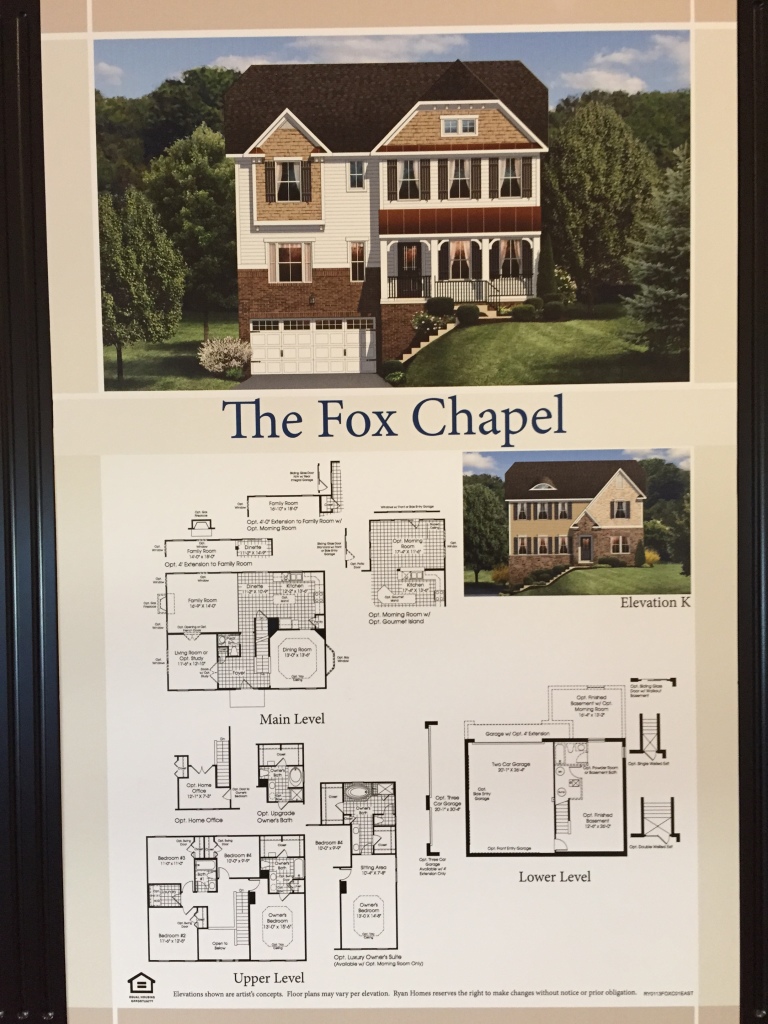The Fox Chapel is available at Southgate subdivision in Stafford County.