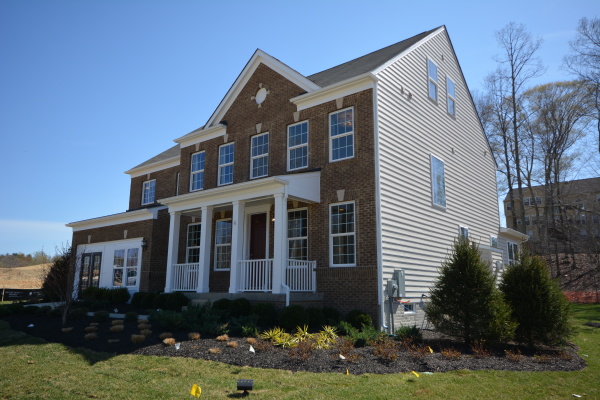 The Carey home design offers 4 bedrooms, 2.5 to 5.5 bathrooms, 2,638 to 6,089 finished square feet with an optional finished basement and third floor loft with office and bathroom.