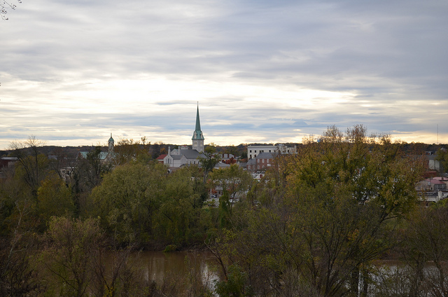 The Historic District of Fredericksburg, Virginia.